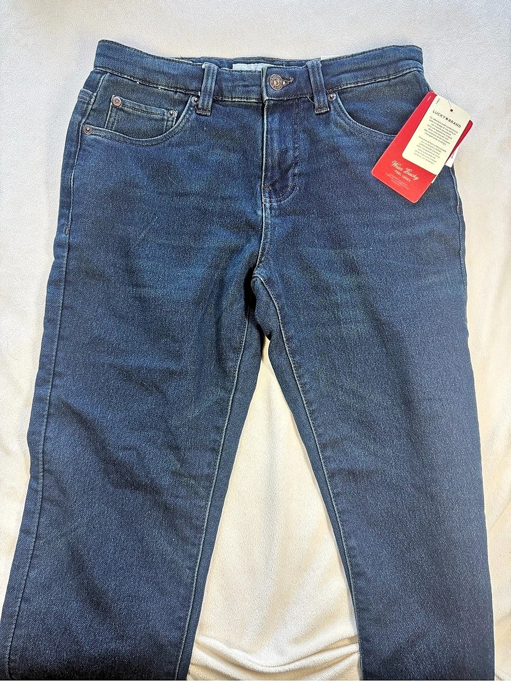 Lucky Brand Fayette Straight Leg Jeans Girls 14 Blue